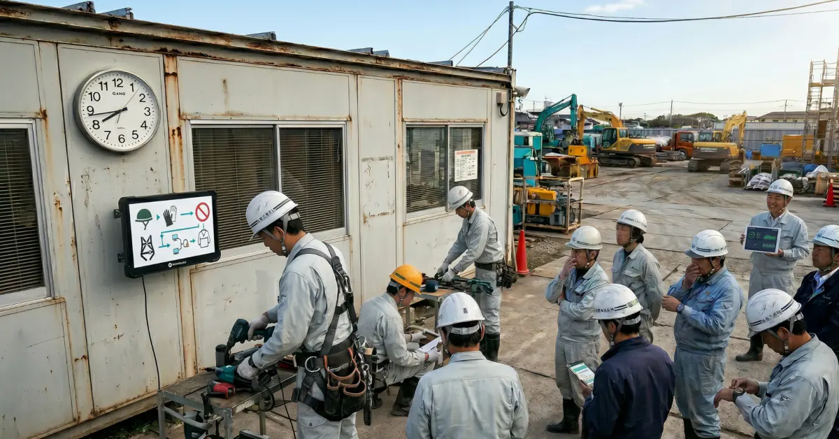 短期人材が増える建設現場｜スポット作業員教育を効率化する方法